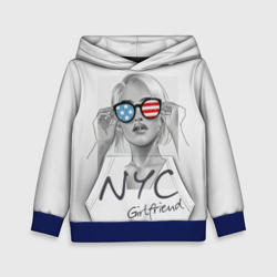 Детская толстовка 3D NYC girlfriend