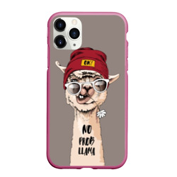 Чехол для iPhone 11 Pro Max матовый Llama