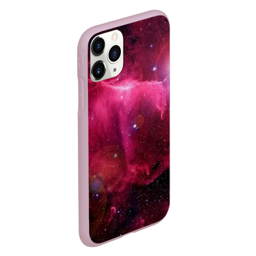 Чехол для iPhone 11 Pro матовый Cosmos, цвет розовый - фото 3