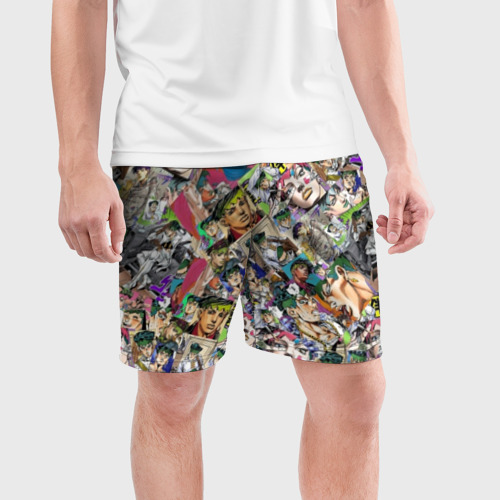Мужские шорты спортивные JoJo Bizarre Adventure, цвет 3D печать - фото 3