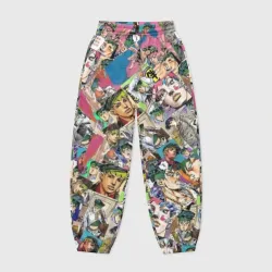 Женские джоггеры оверсайз 3D JoJo Bizarre Adventure