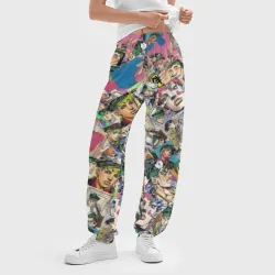 Женские джоггеры оверсайз 3D JoJo Bizarre Adventure - фото 2