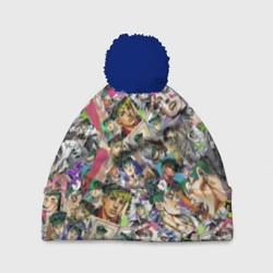 Шапка 3D c помпоном JoJo Bizarre Adventure