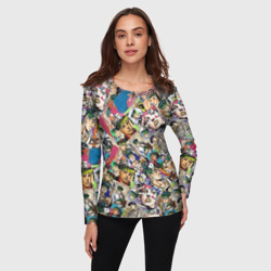 Женский лонгслив 3D JoJo Bizarre Adventure - фото 2