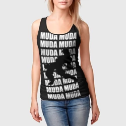 Женская майка 3D Morioh muda muda - фото 2