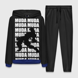 Женский костюм с толстовкой 3D Morioh muda muda