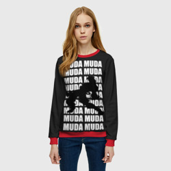Женский свитшот 3D Morioh muda muda - фото 2