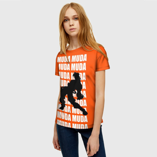 Женская футболка 3D Muda muda, цвет 3D печать - фото 3