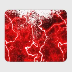 Прямоугольный коврик для мышки Брызги красокred storm