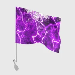Флаг для автомобиля Неоновый storm