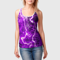 Женская майка 3D Неоновый storm - фото 2