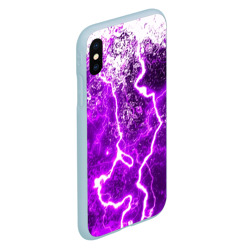 Чехол для iPhone XS Max матовый Неоновый storm - фото 2