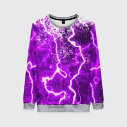Женский свитшот 3D Неоновый storm