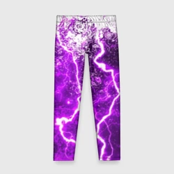 Детские леггинсы 3D Неоновый storm