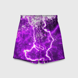 Детские спортивные шорты 3D Неоновый storm