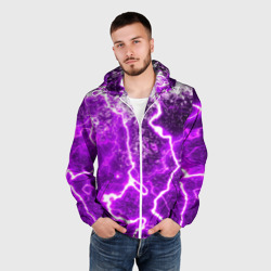 Мужская ветровка 3D Неоновый storm - фото 2