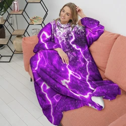 Плед с рукавами Неоновый storm - фото 2