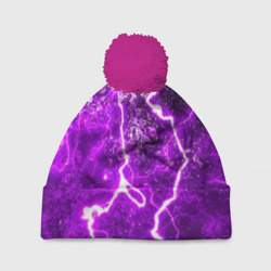 Шапка 3D c помпоном Неоновый storm
