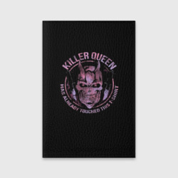 Обложка для паспорта матовая кожа Джо Джо Killer Queen череп