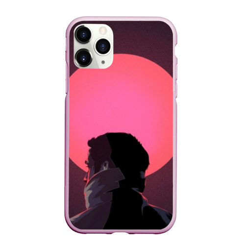 Чехол для iPhone 11 Pro Max матовый Райан Гослинг, цвет розовый