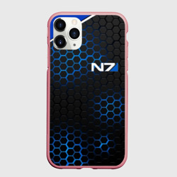 Чехол для iPhone 11 Pro Max матовый Mass Effect N7 Масс эффект Н7