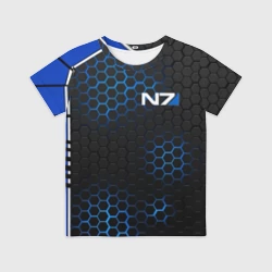 Детская футболка 3D Mass Effect N7 Масс эффект Н7