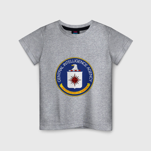 Детская футболка хлопок CIA, цвет меланж