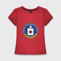 Женская футболка хлопок Slim CIA