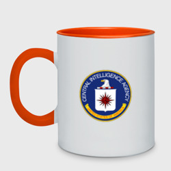 Кружка двухцветная CIA