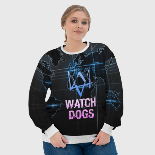 Женский свитшот 3D WATCH DOGS - фото 6