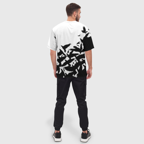 Мужская футболка oversize 3D Twenty One pilots, цвет 3D печать - фото 4