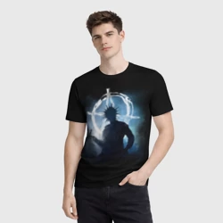 Мужская футболка 3D Горшок силуэт - фото 2