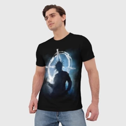 Мужская футболка 3D Горшок силуэт - фото 2