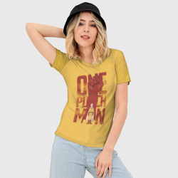 Женская футболка 3D Slim Ван панч МЭН - фото 2