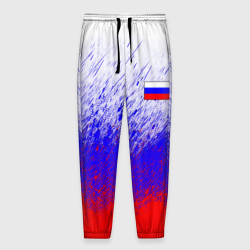 Мужские брюки 3D Россия (Краска), цвет 3D печать