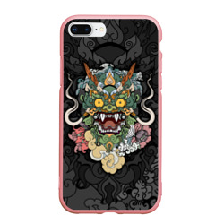 Чехол для iPhone 7Plus/8 Plus матовый Балийский дракон