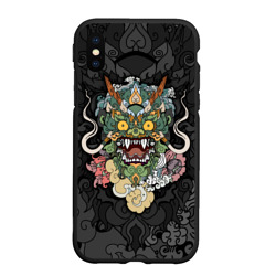 Чехол для iPhone XS Max матовый Балийский дракон