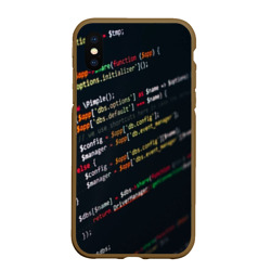 Чехол для iPhone XS Max матовый Программист
