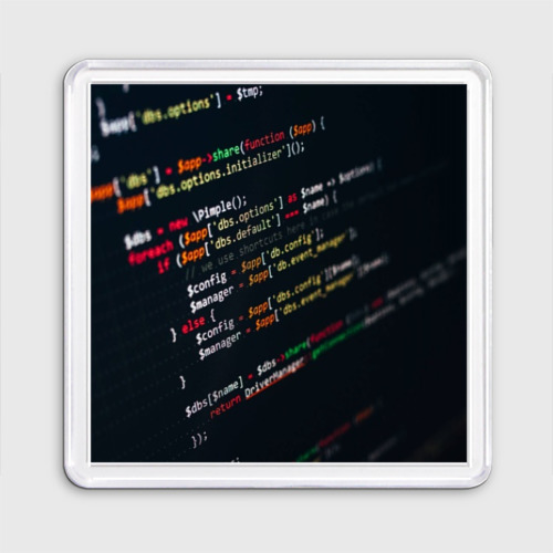 Магнит 55*55 Программист