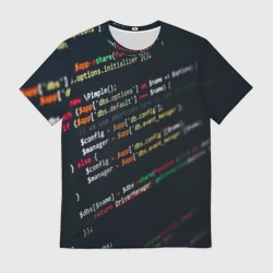 Мужская футболка 3D Программист