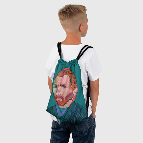 Рюкзак-мешок 3D Ван Гог портрет - фото 4