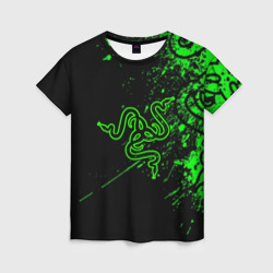 Женская футболка 3D Razer