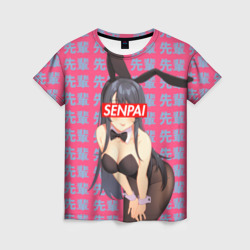 Женская футболка 3D Anime Senpai 6