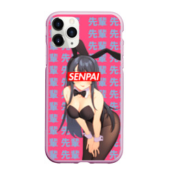 Чехол для iPhone 11 Pro Max матовый Anime Senpai 6