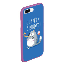 Чехол для iPhone 7Plus/8 Plus матовый Happy birthday! - фото 2