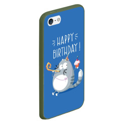 Чехол для iPhone 5/5S матовый Happy birthday! - фото 2