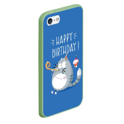 Чехол для iPhone 5/5S матовый Happy birthday! - фото 2