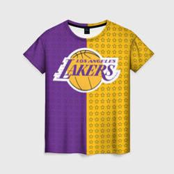 Женская футболка 3D Lakers 1