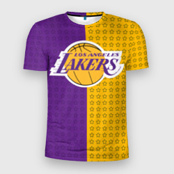 Мужская футболка 3D Slim Lakers 1