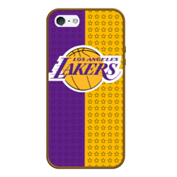 Чехол для iPhone 5/5S матовый Lakers 1